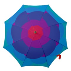 Circles Colorful Balloon Circle Purple Blue Red Orange Hook Handle Umbrellas (medium) by Mariart