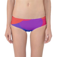 Circles Colorful Balloon Circle Purple Blue Red Orange Classic Bikini Bottoms by Mariart