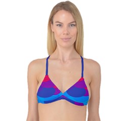 Circles Colorful Balloon Circle Purple Blue Red Orange Reversible Tri Bikini Top by Mariart