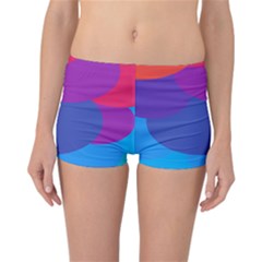 Circles Colorful Balloon Circle Purple Blue Red Orange Reversible Bikini Bottoms by Mariart