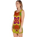 Digital Color Ornament Sleeveless Bodycon Dress View2