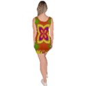 Digital Color Ornament Sleeveless Bodycon Dress View4