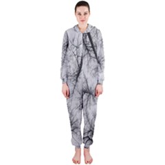 Trees Without Leaves Hooded Jumpsuit (ladies)  by Nexatart