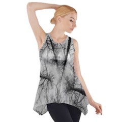 Trees Without Leaves Side Drop Tank Tunic by Nexatart