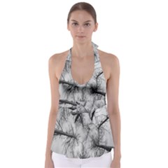 Trees Without Leaves Babydoll Tankini Top by Nexatart