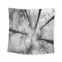 Trees Without Leaves Square Tapestry (small) by Nexatart