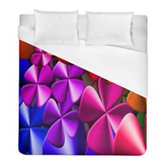 Colorful Flower Floral Rainbow Duvet Cover (full/ Double Size) by Mariart