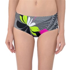 Abstract Illustration Nameless Fantasy Mid-waist Bikini Bottoms by Nexatart