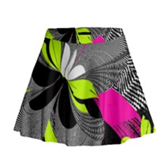 Abstract Illustration Nameless Fantasy Mini Flare Skirt by Nexatart