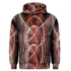 Fractal Fabric Ball Isolated On Black Background Men s Pullover Hoodie by Nexatart