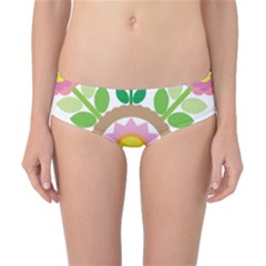 Flower Floral Sunflower Sakura Star Leaf Classic Bikini Bottoms by Mariart