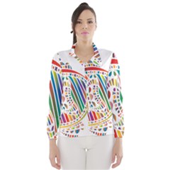 Colorful Fish Animals Rainbow Wind Breaker (women) by Mariart