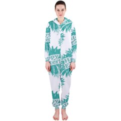 Happy Easter Theme Graphic Print Hooded Jumpsuit (ladies)  by dflcprintsclothing