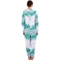 Happy Easter Theme Graphic Print Hooded Jumpsuit (Ladies)  View2