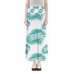 Happy Easter Theme Graphic Print Maxi Skirts by dflcprintsclothing