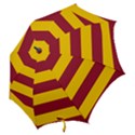 Oswald s Stripes Red Yellow Hook Handle Umbrellas (Large) View2