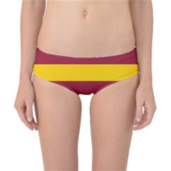 Oswald s Stripes Red Yellow Classic Bikini Bottoms