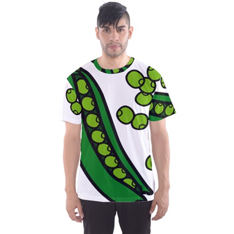 Peas Green Peanute Circle Men s Sport Mesh Tee by Mariart