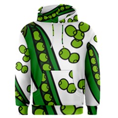 Peas Green Peanute Circle Men s Pullover Hoodie by Mariart