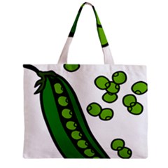 Peas Green Peanute Circle Zipper Mini Tote Bag by Mariart