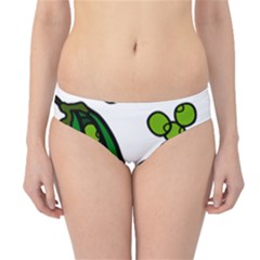 Peas Green Peanute Circle Hipster Bikini Bottoms by Mariart