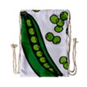 Peas Green Peanute Circle Drawstring Bag (Small) View2