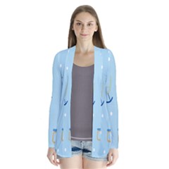 Seat Blue Polka Dot Cardigans by Mariart