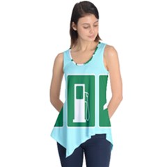 Traffic Signs Hospitals, Airplanes, Petrol Stations Sleeveless Tunic by Mariart