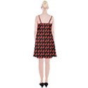 Watermelon Slice Red Black Fruite Spaghetti Strap Velvet Dress View2