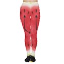 Watermelon Slice Red Orange Green Black Fruite Time Women s Tights View1