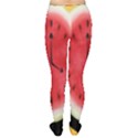 Watermelon Slice Red Orange Green Black Fruite Time Women s Tights View2