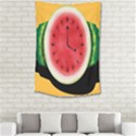 Watermelon Slice Red Orange Green Black Fruite Time Small Tapestry View2