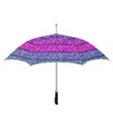 Violet Girly Glitter Pink Blue Straight Umbrellas View3