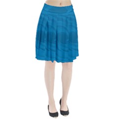 Whirlpool Hole Wave Blue Waves Sea Pleated Skirt