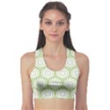 Wood Star Green Circle Sports Bra View1