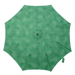 Polka Dot Scrapbook Paper Digital Green Hook Handle Umbrellas (medium) by Mariart