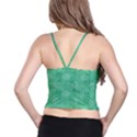 Polka Dot Scrapbook Paper Digital Green Spaghetti Strap Bra Top View2