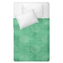 Polka Dot Scrapbook Paper Digital Green Duvet Cover Double Side (Single Size) View2