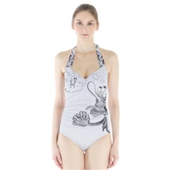 Bwemprendedor Halter Swimsuit