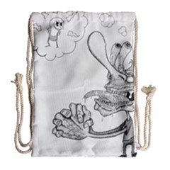 Bwemprendedor Drawstring Bag (large) by PosterPortraitsArt