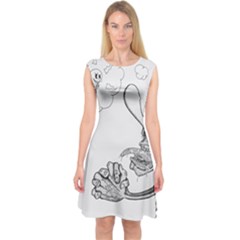 Bwemprendedor Capsleeve Midi Dress