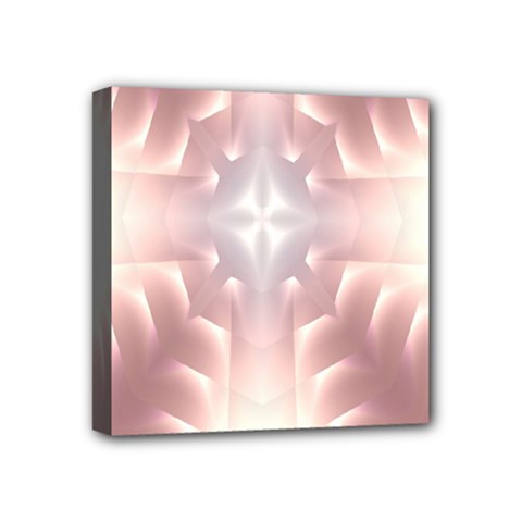 Neonite Abstract Pattern Neon Glow Background Mini Canvas 4  X 4  by Nexatart