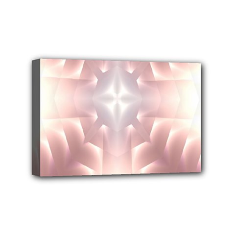 Neonite Abstract Pattern Neon Glow Background Mini Canvas 6  X 4  by Nexatart