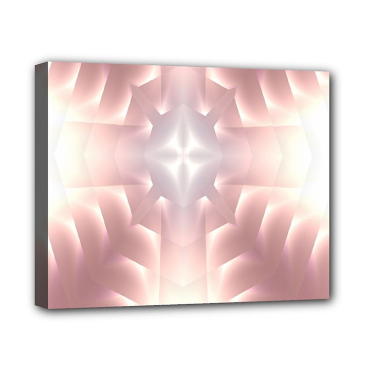 Neonite Abstract Pattern Neon Glow Background Canvas 10  x 8 