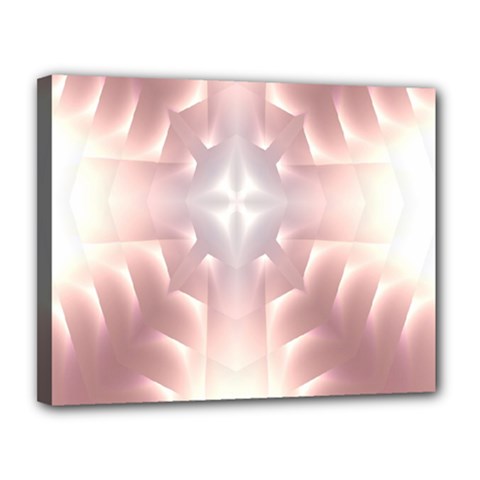 Neonite Abstract Pattern Neon Glow Background Canvas 14  X 11  by Nexatart