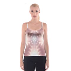 Neonite Abstract Pattern Neon Glow Background Spaghetti Strap Top by Nexatart