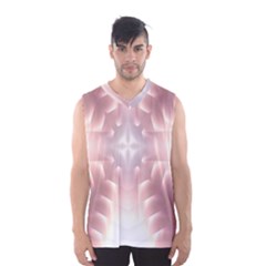 Neonite Abstract Pattern Neon Glow Background Men s Basketball Tank Top by Nexatart