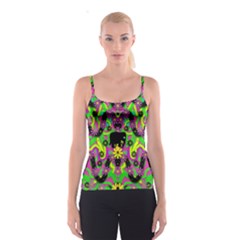 Jungle Life And Apples Spaghetti Strap Top by pepitasart