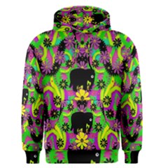 Jungle Life And Apples Men s Pullover Hoodie by pepitasart