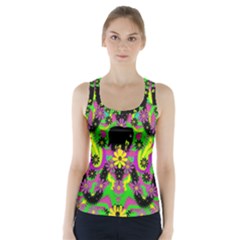 Jungle Life And Apples Racer Back Sports Top by pepitasart